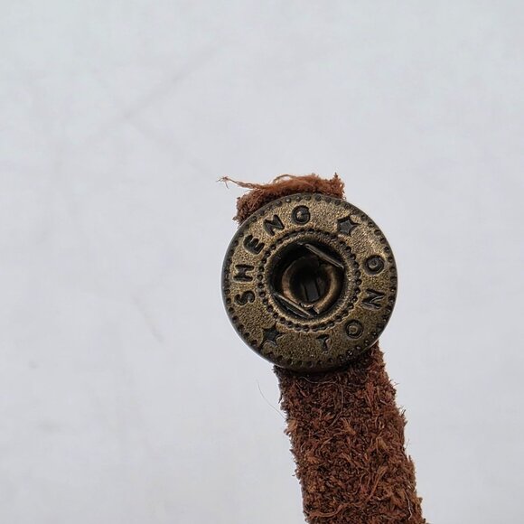 Vintage Tiedan Quartz Leather Wrap Bracelet Watch Floral Beads Boho Design - Picture 5 of 9